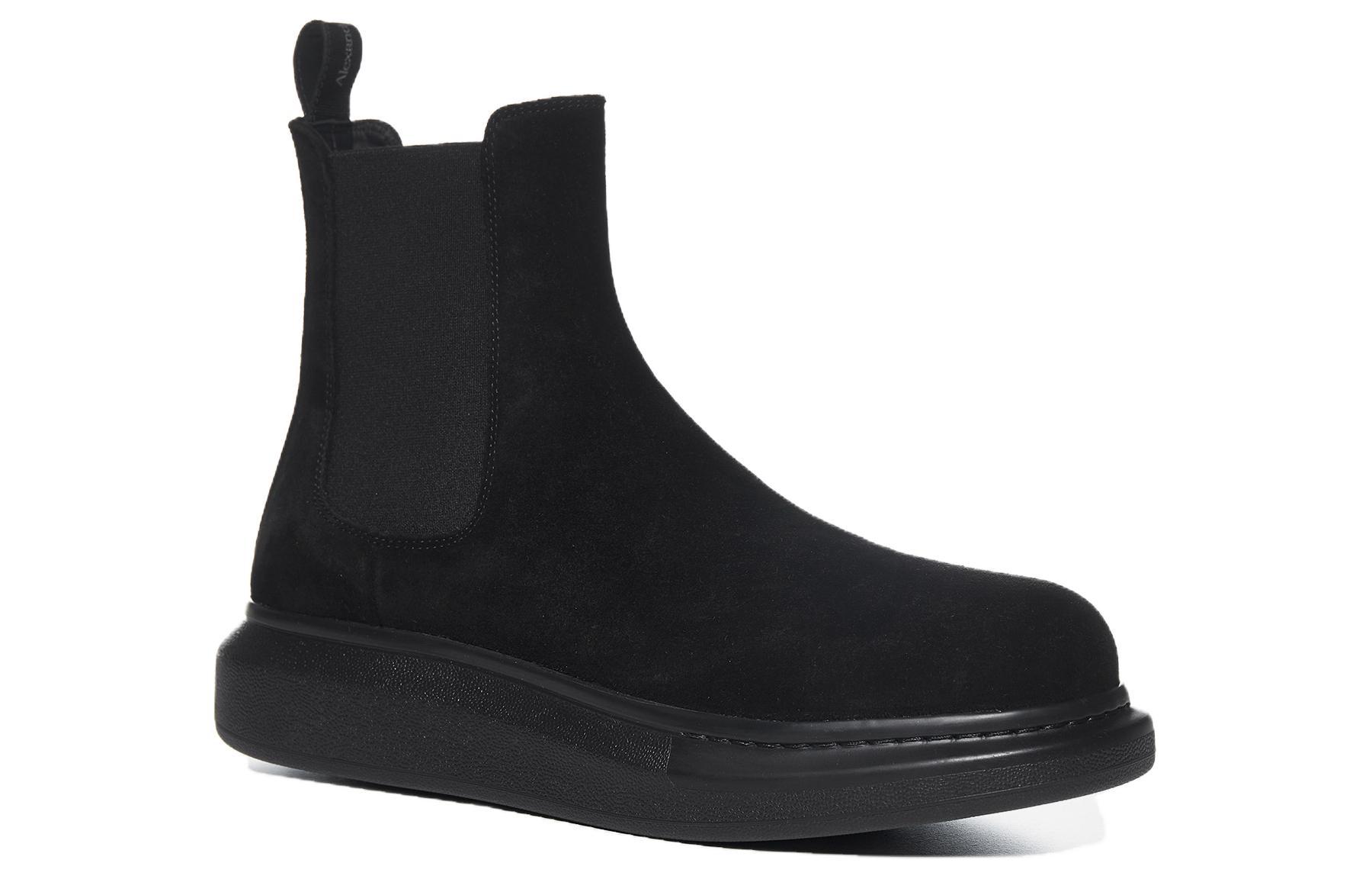 Alexander McQueen Hybrid Chelsea Boot 'Black Suede' 圖 4