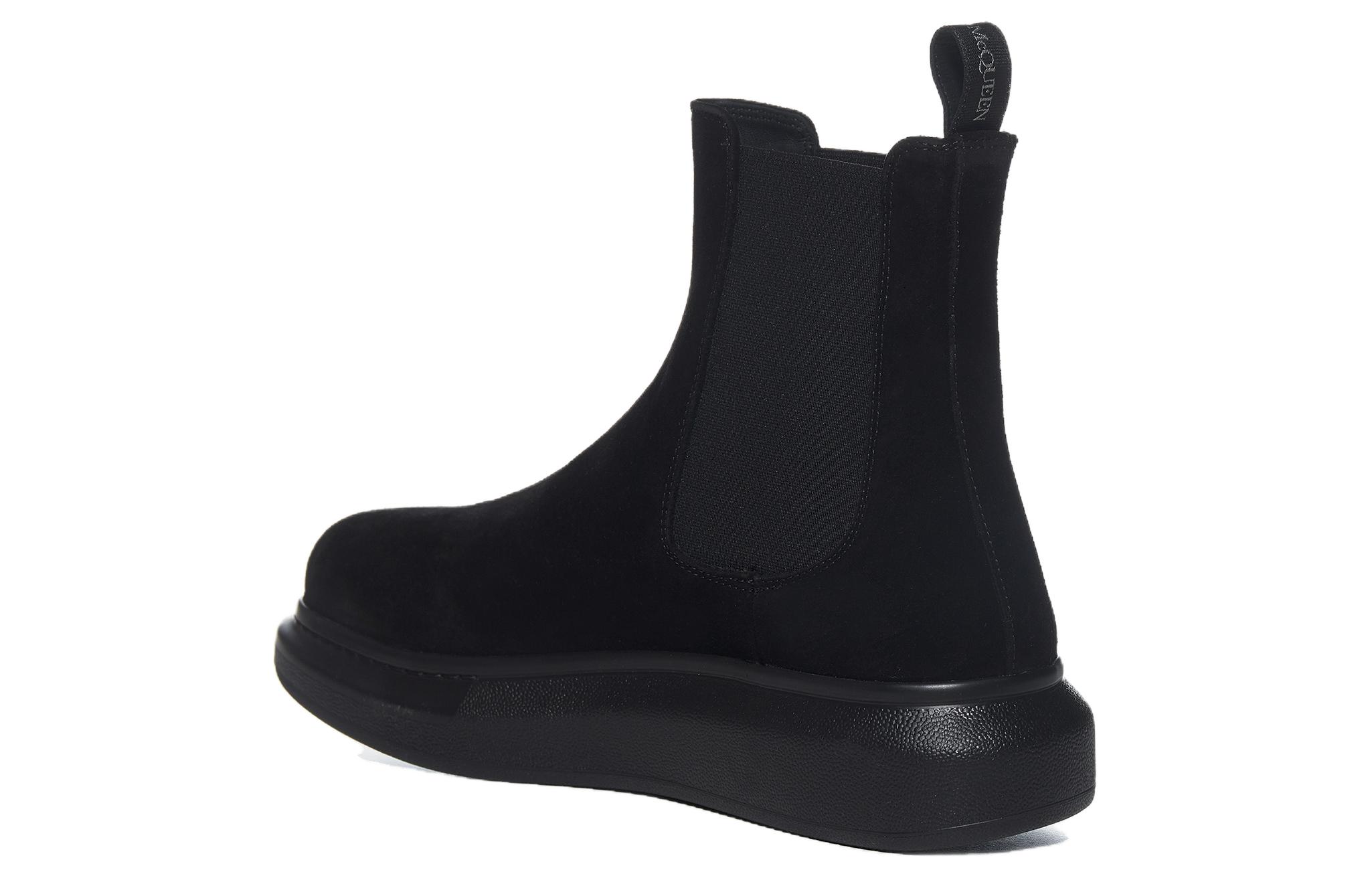 Alexander McQueen Hybrid Chelsea Boot 'Black Suede' 圖 5