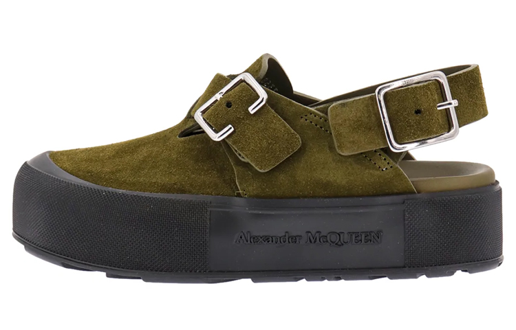 Alexander McQueen New Micmac Clog 'Khaki' 735803WHXK53327