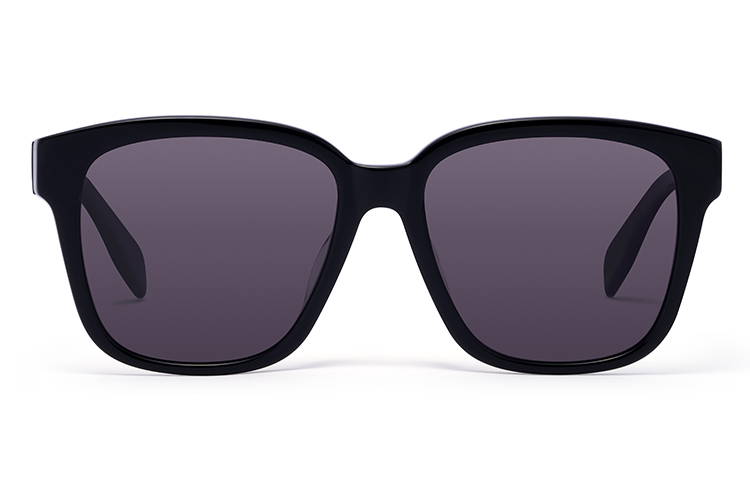 Lookbook Alexander McQueen Sunglasses Black Frame & Lens with Side Logo. AM0331SK-002 56