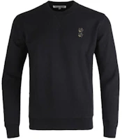 Alexander McQueen Swallow Embroidered Logo Pullover Sweatshirt Black Mens 387535-ROT40-1000 Alexander McQueen Swallow Embroidered Logo Pullover Sweatshirt Black Mens 387535-ROT40-1000
