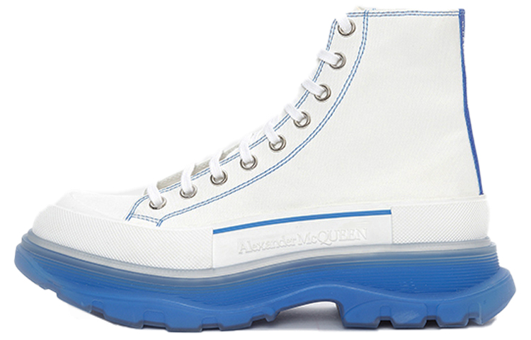 Alexander McQueen Tread Boot 'White Blue' 662686W4MV99351