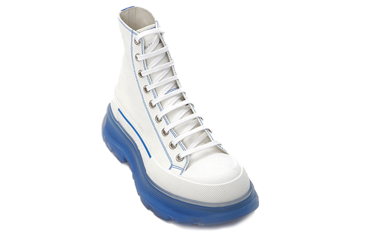 Lookbook Bota Alexander McQueen Tread 'Blanco Azul' 662686W4MV99351