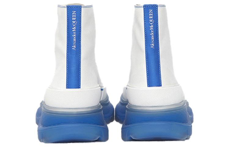 Shop Bota Alexander McQueen Tread 'Blanco Azul' 662686W4MV99351