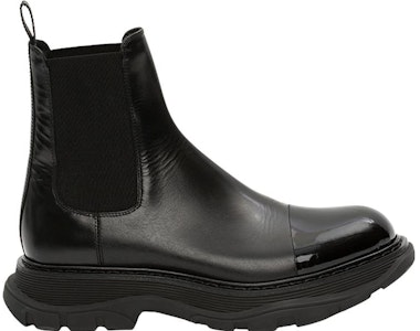 亚历山大·麦昆黑色Tread切尔西靴 610814WHXH81000 Order 亚历山大·麦昆黑色Tread切尔西靴 610814WHXH81000