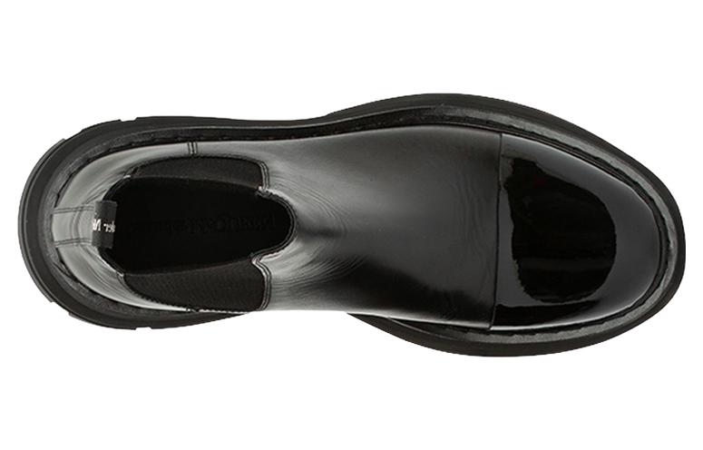 Purchase 亚历山大·麦昆黑色Tread切尔西靴 610814WHXH81000