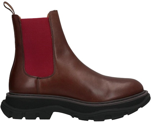 Alexander McQueen Tread Chelsea Boot 'Chocolate Burgundy' 682497-WHBNB-2186 Order Alexander McQueen Tread Chelsea Boot 'Chocolate Burgundy' 682497-WHBNB-2186
