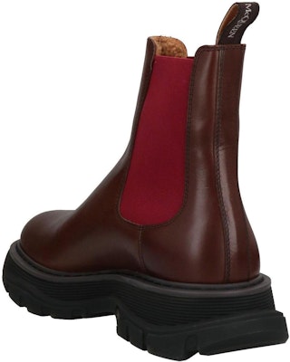 Alexander McQueen Tread Chelsea Boot 'Chocolate Burgundy' 682497-WHBNB-2186 Purchase Alexander McQueen Tread Chelsea Boot 'Chocolate Burgundy' 682497-WHBNB-2186