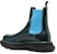 Alexander McQueen Tread Chelsea Boot 'Hijau Biru' 625229WHZ8D3129