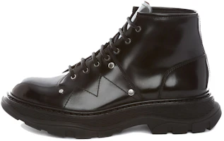Alexander McQueen Tread Lace-Up Ankle Boots 'Black' 604253WHQS01000 Alexander McQueen Tread Lace-Up Ankle Boots 'Black' 604253WHQS01000