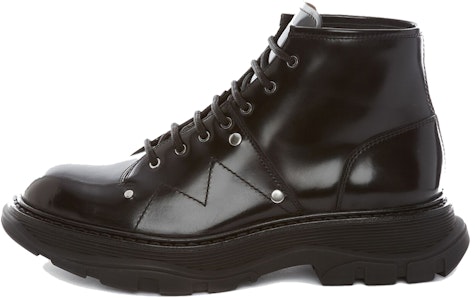 Alexander McQueen 胎面繫帶短靴 黑色 Buy Alexander McQueen 胎面繫帶短靴 黑色