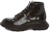 Buy Alexander McQueen Tread Lace-Up Ankle Boots 'Hitam' 604253WHQS01000