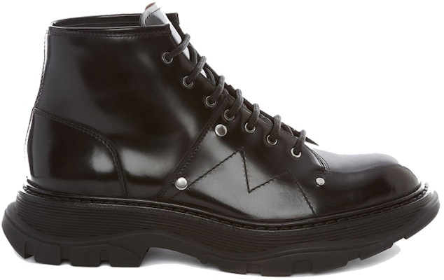 Alexander McQueen Tread Lace-Up Ankle Boots 'Black' 604253WHQS01000 Order Alexander McQueen Tread Lace-Up Ankle Boots 'Black' 604253WHQS01000