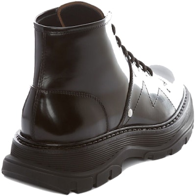 Alexander McQueen Tread Lace-Up Ankle Boots 'Black' 604253WHQS01000 Shop Alexander McQueen Tread Lace-Up Ankle Boots 'Black' 604253WHQS01000
