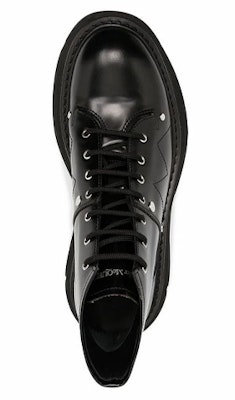 Alexander McQueen Tread Lace-up Boot 'Black' 604253-WHZ80-1000 Purchase Alexander McQueen Tread Lace-up Boot 'Black' 604253-WHZ80-1000