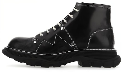 亞歷山大·麥昆 時尚簡約 休閒系帶馬丁靴 黑色 Buy 亞歷山大·麥昆 時尚簡約 休閒系帶馬丁靴 黑色