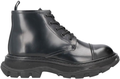 亞歷山大·麥昆 皮革 休閒鞋帶 短靴 男款 黑色 Order 亞歷山大·麥昆 皮革 休閒鞋帶 短靴 男款 黑色