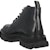 Alexander McQueen But Kombat Kulit Hitam Tali Kasut Tread 652885WHSW11000