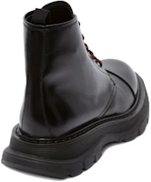 Shop Bota Alexander McQueen Tread Lace 'Negra' 535199WHSW11000