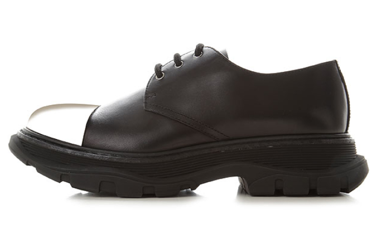 Buy 亞歷山大·麥昆 Tread 時尚休閒 厚底鞋 男款 黑色