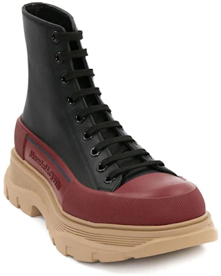 Alexander McQueen Tread Slick 'Black Red' 705661WHZ6H1541 Lookbook Alexander McQueen Tread Slick 'Black Red' 705661WHZ6H1541