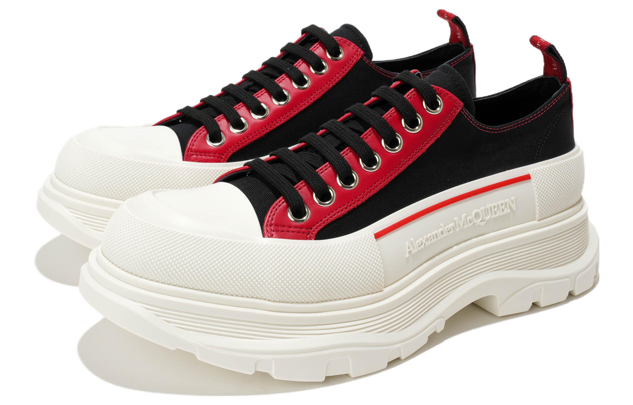 Alexander McQueen Tread Slick 'Black Red' 圖 2