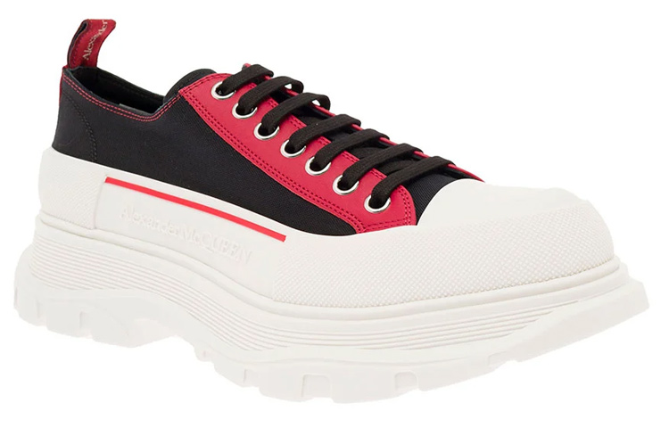 Alexander McQueen Tread Slick 'Black Red' 圖 3