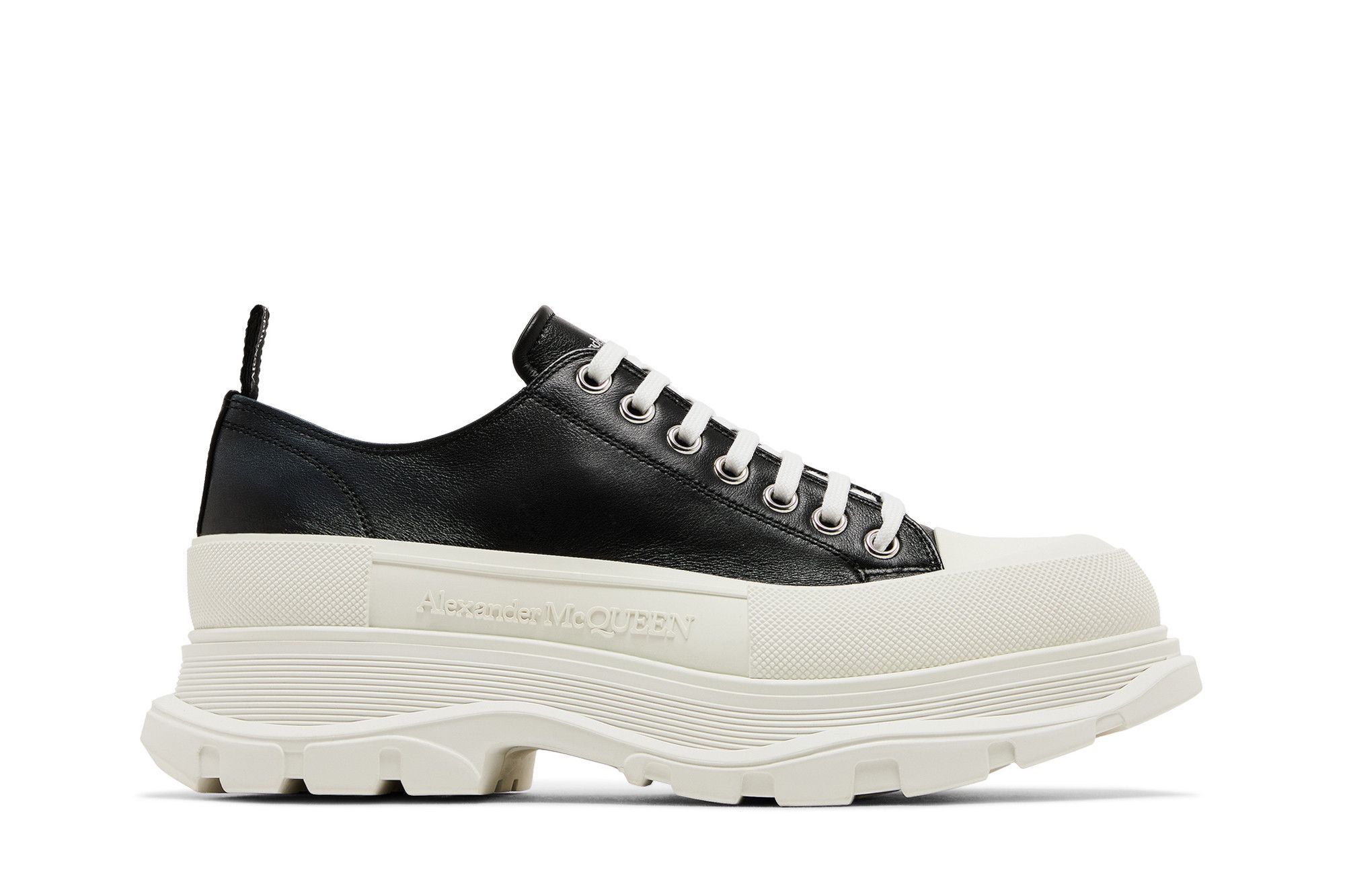 Buy アレキサンダー・マックイーン トレッド スリック 黒白 627225-WHZ62-1071