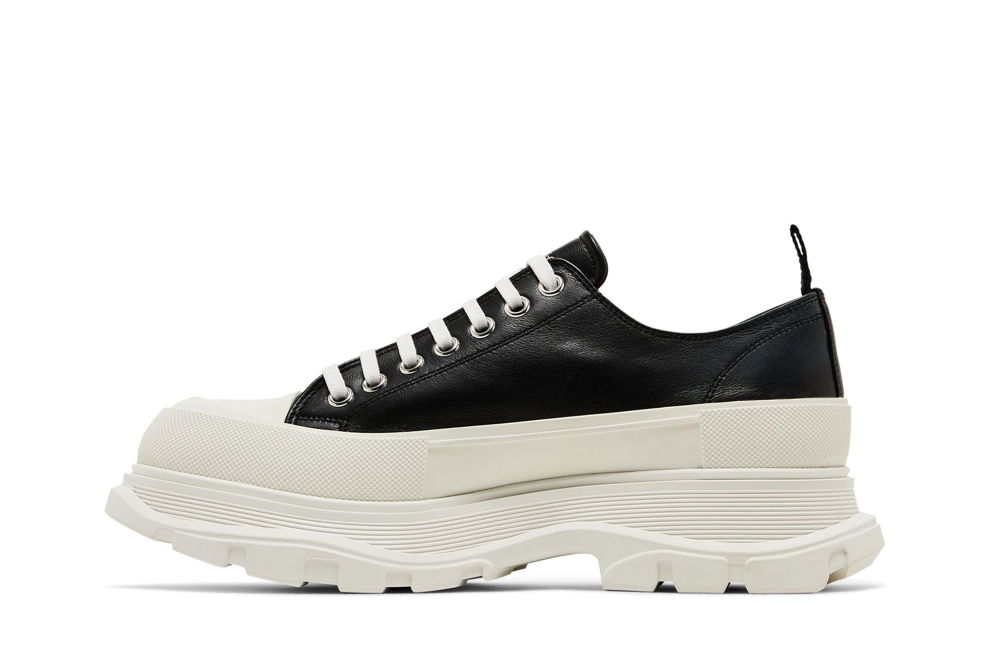 Lookbook アレキサンダー・マックイーン トレッド スリック 黒白 627225-WHZ62-1071