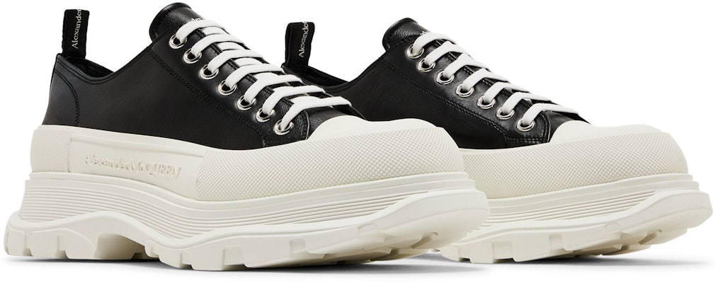 Alexander McQueen Tread Slick 'Black White' 627225-WHZ62-1071 Cheap Alexander McQueen Tread Slick 'Black White' 627225-WHZ62-1071