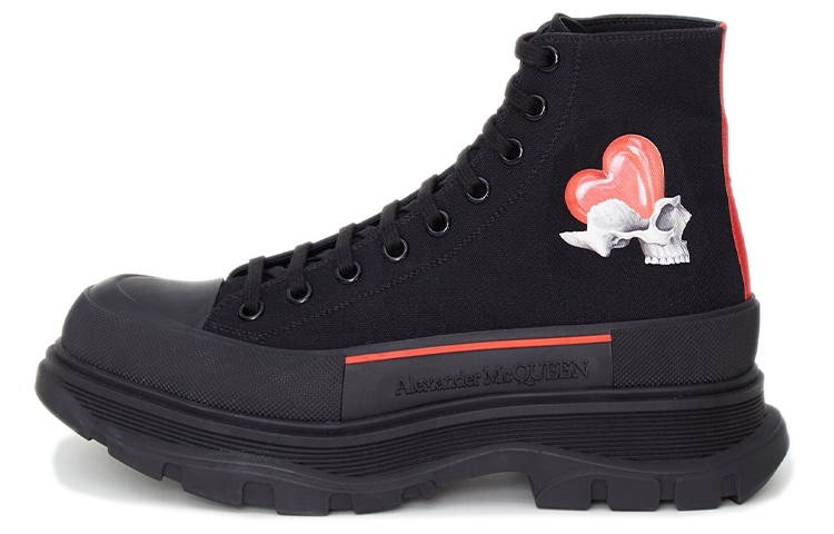 Buy アレキサンダー・マックイーン トレッド スリック ブラック 660397W4L3U1037