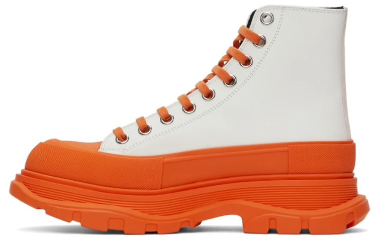 Buy Alexander McQueen Tread Slick 'Orange White' Sepatu Oranye Putih 627206WHYK39350
