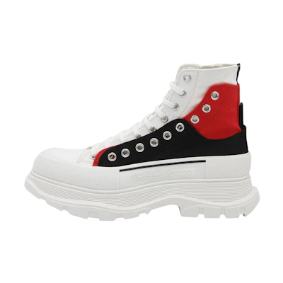 Alexander McQueen Tread Slick 'White Black Red'