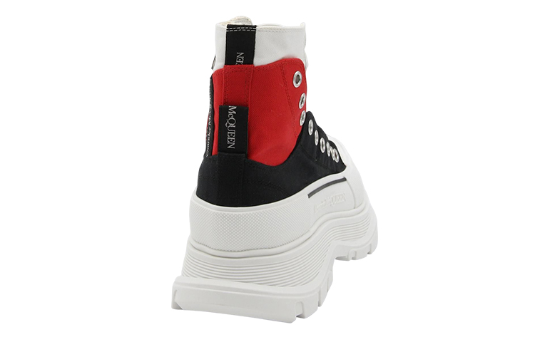Alexander McQueen Tread Slick 'White Black Red' 圖 3