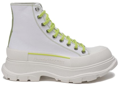 亞歷山大·麥昆 Tread Slick 系帶厚底短靴 白色 Order 亞歷山大·麥昆 Tread Slick 系帶厚底短靴 白色