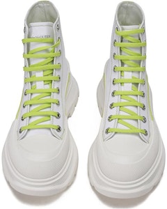 亞歷山大·麥昆 Tread Slick 系帶厚底短靴 白色 Shop 亞歷山大·麥昆 Tread Slick 系帶厚底短靴 白色