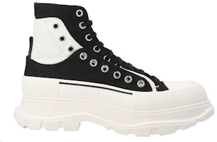 亞歷山大·麥昆 Tread Slick 圓頭時尚綁帶短靴 男款 黑色 Order 亞歷山大·麥昆 Tread Slick 圓頭時尚綁帶短靴 男款 黑色