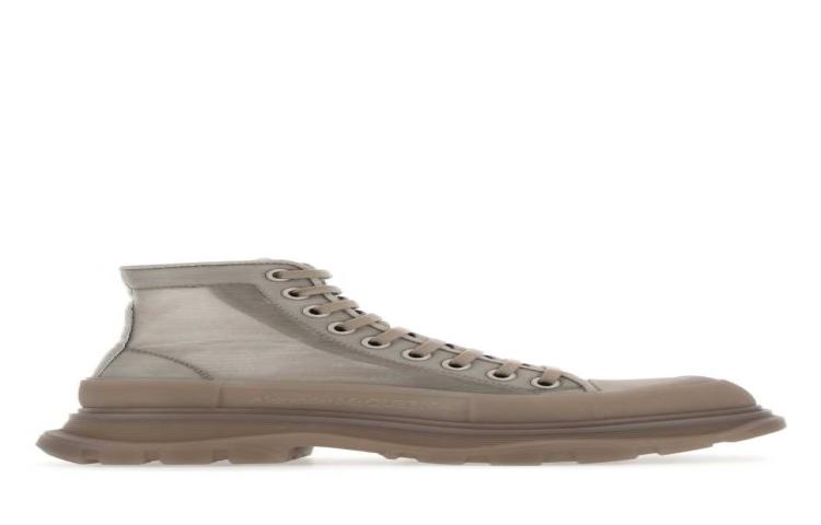 Alexander McQueen Tread Slick Ankle Boots 'Dove Grey Mesh'