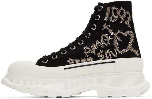 알렉산더 맥퀸 트레드 슬릭 부츠 "트리 그래피티" 711110-W4TGC-1320 Buy 알렉산더 맥퀸 트레드 슬릭 부츠 "트리 그래피티" 711110-W4TGC-1320