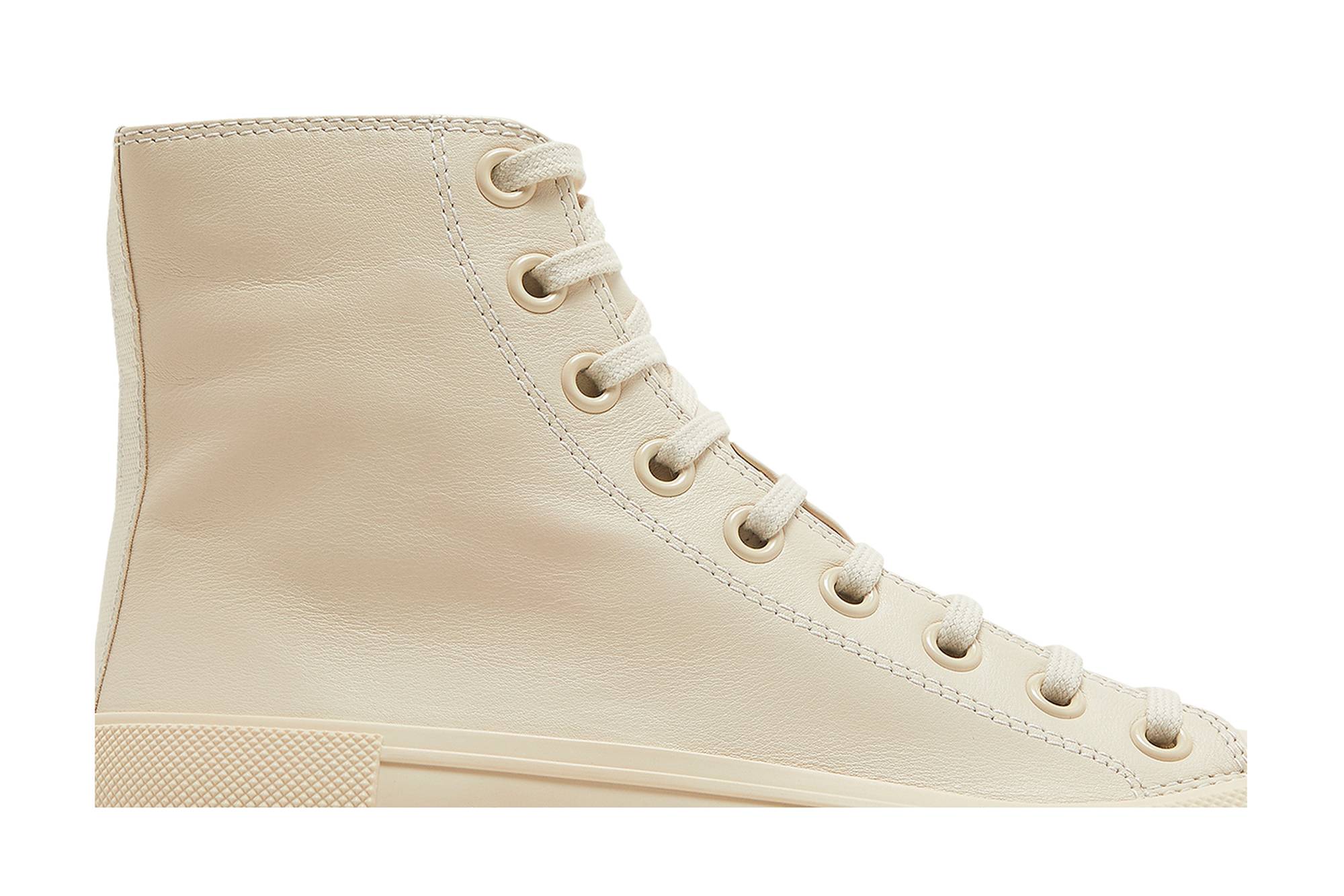 Order (W) アレキサンダー・マックイーン トレッド スリック ブーツ (ベージュ) 627206-WIAG6-5593