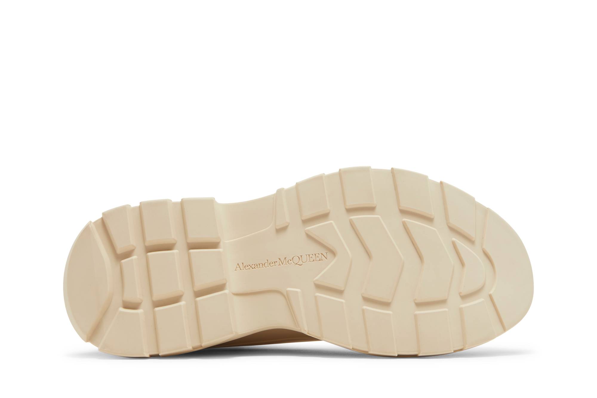 Shop (W) アレキサンダー・マックイーン トレッド スリック ブーツ (ベージュ) 627206-WIAG6-5593