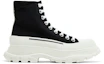 Buy 亚历山大·麦昆 Tread Slick 黑色靴子 662678W4QK11320
