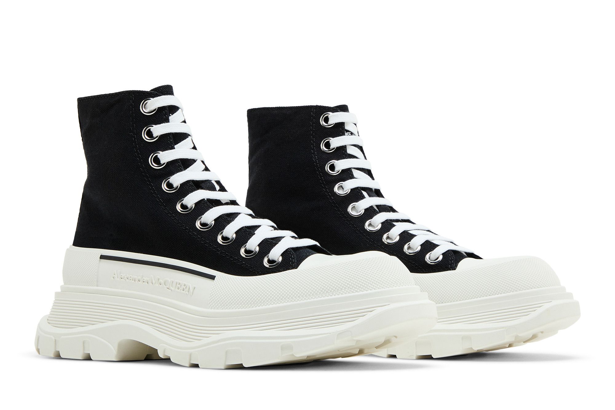 Cheap 亚历山大·麦昆 Tread Slick 黑色靴子 662678W4QK11320