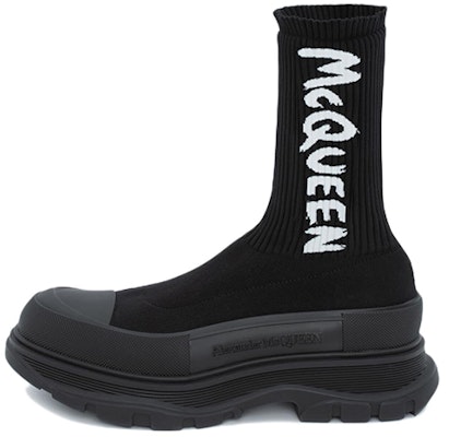 Alexander McQueen Tread Slick Boot 'Black Graffiti' 705671-W4TV1-1070 Buy Alexander McQueen Tread Slick Boot 'Black Graffiti' 705671-W4TV1-1070