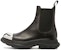 Alexander McQueen Tread Slick Boot 'Hitam Perak' 634614-WHXHF-1081