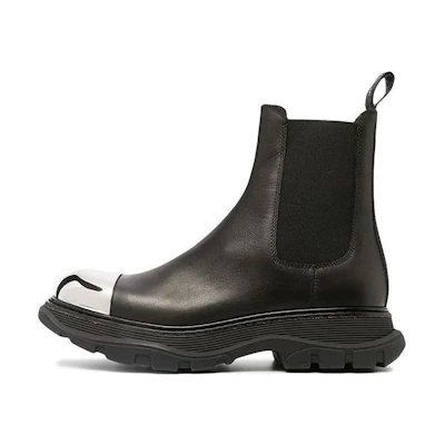 Alexander McQueen Tread Slick Boot 'Black Silver'