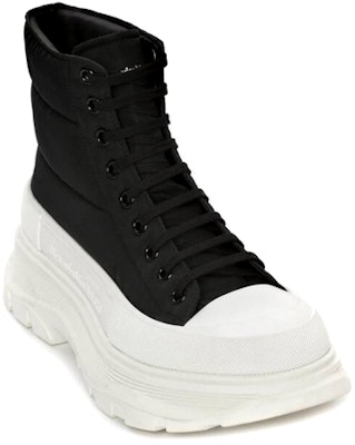Alexander McQueen Tread Slick Boot 'Black White Nylon' 682415W4RQ11041 Order Alexander McQueen Tread Slick Boot 'Black White Nylon' 682415W4RQ11041