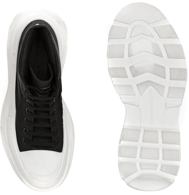 Alexander McQueen Tread Slick Boot 'Black White Nylon' 682415W4RQ11041 Shop Alexander McQueen Tread Slick Boot 'Black White Nylon' 682415W4RQ11041