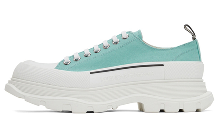 Buy 알렉산더 맥퀸 트레드 슬릭 부츠 (블루/화이트) 604257W4MV23846