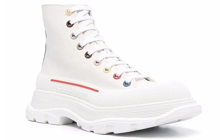 Alexander McQueen Tread Slick Boot 'Fabric Beige Milk' 圖 3